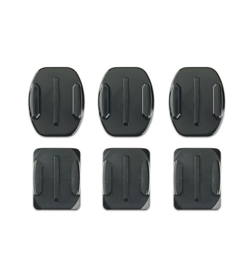 GoPro Curved + Flat Adhesive Mounts (3+3 pcs)